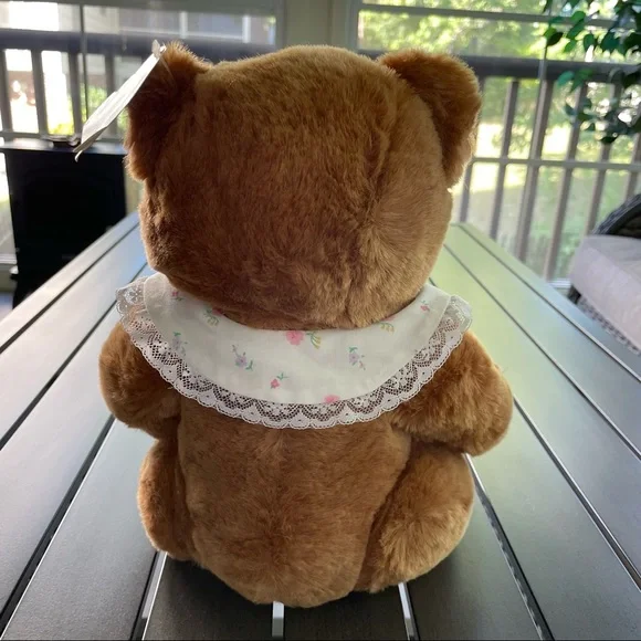 VINTAGE 1985 DAKIN MAMA TEDDY BEAR WITH MOVABLE HEAD, ARMS, AND LEGS!! - Picture 6 of 10